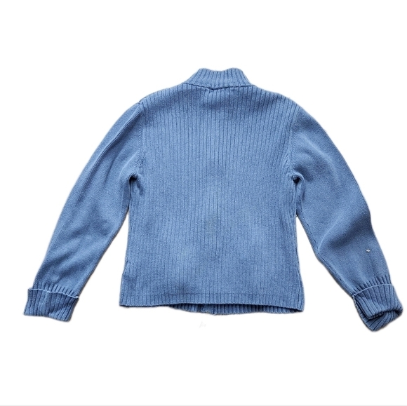 Studio London Knit Blueish Gray Sweater Size XL - Picture 2 of 6